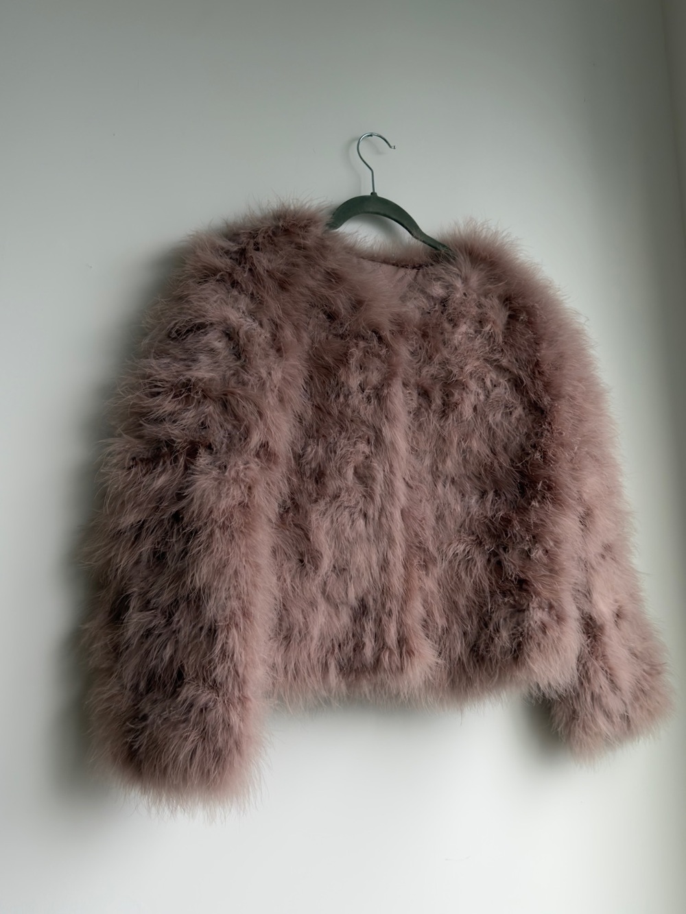 100% Genuine Ostrich Coat